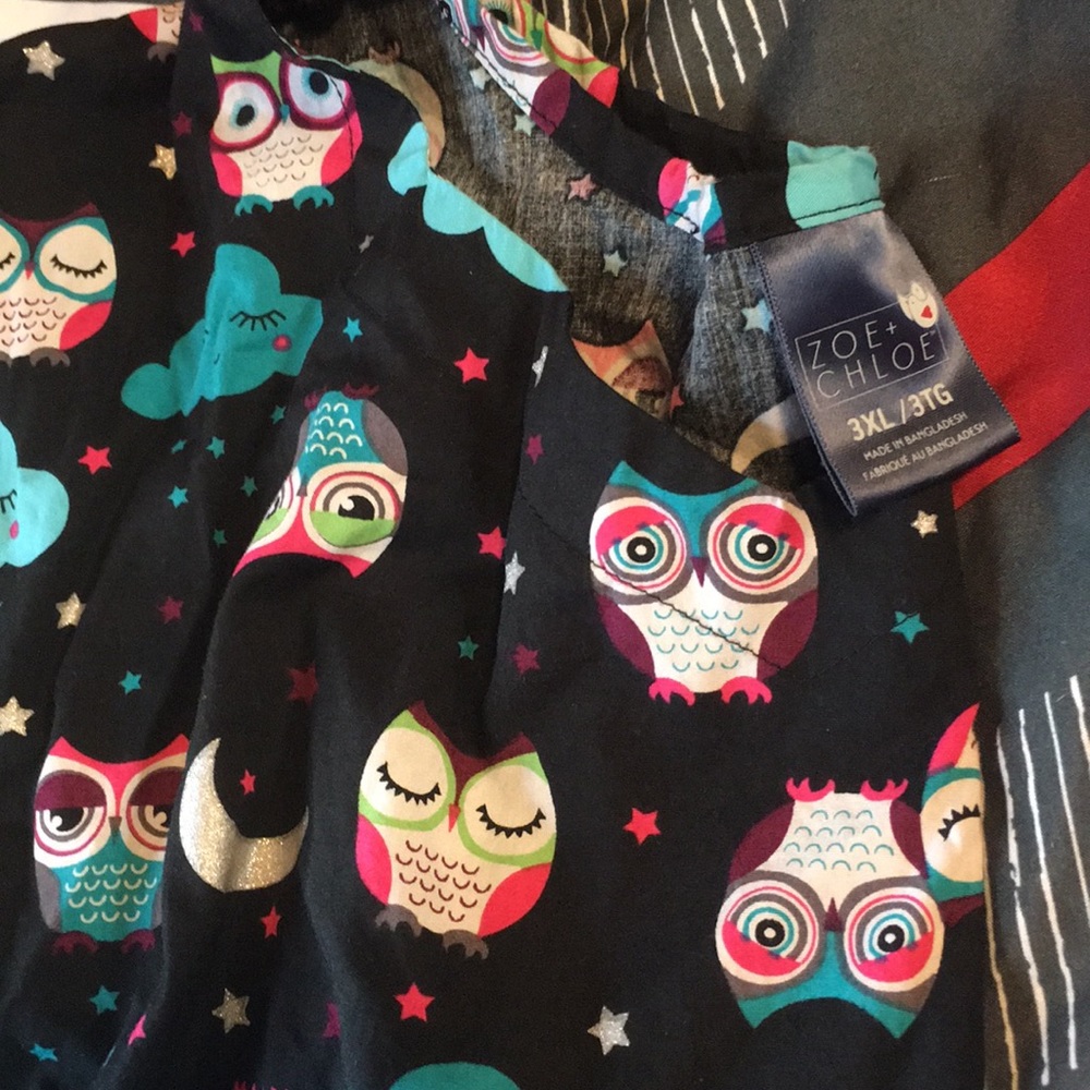 3xl scrub top
